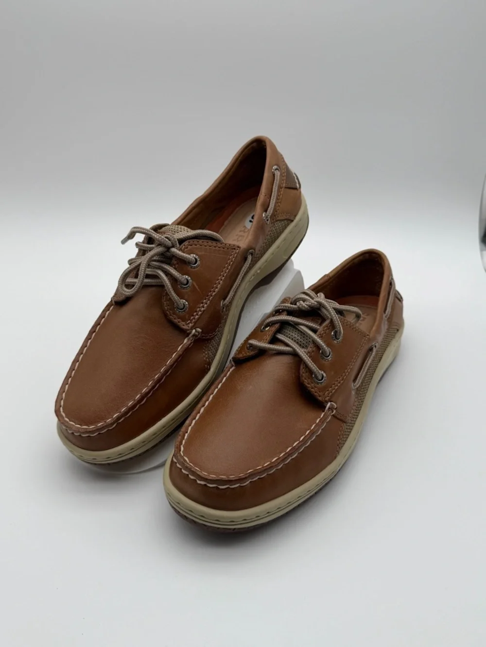Sperry Men’s Cognac Leather Boat Shoes NWT | Classic Deck Shoes